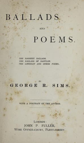 Tapa de Ballads and poems