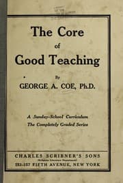 Tapa de Core of good teaching