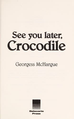 Tapa de See you later, crocodile