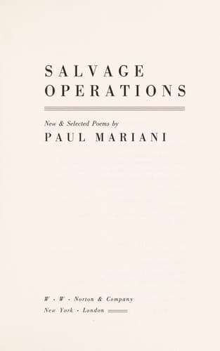 Tapa de Salvage operations