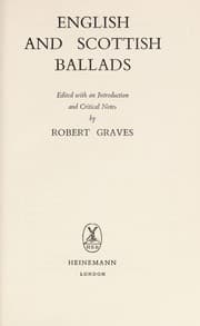Tapa de English and Scottish ballads