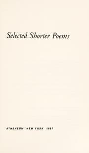 Tapa de Selected shorter poems