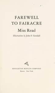 Tapa de Farewell to Fairacre