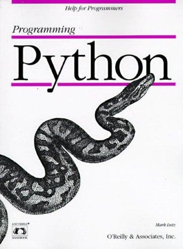 Tapa de Programming Python