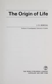 Tapa de The origin of life