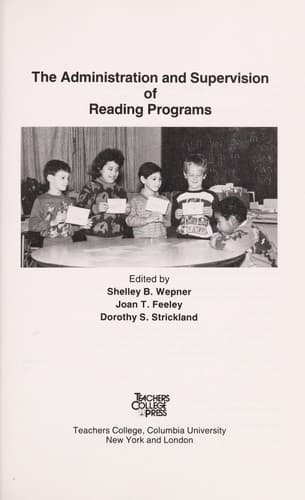 Tapa de The Administration and supervision of reading programs
