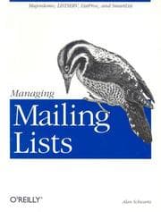 Tapa de Managing mailing lists