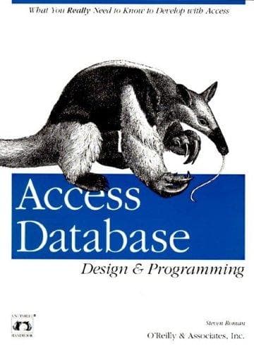 Tapa de Access database design & programming