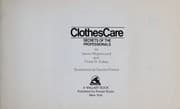 Tapa de Clothes care