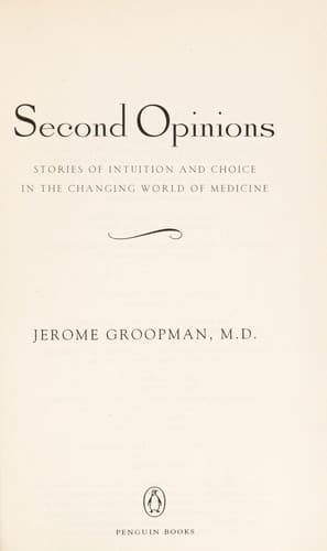 Tapa de Second opinions