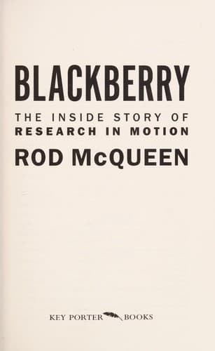 Tapa de The BlackBerry