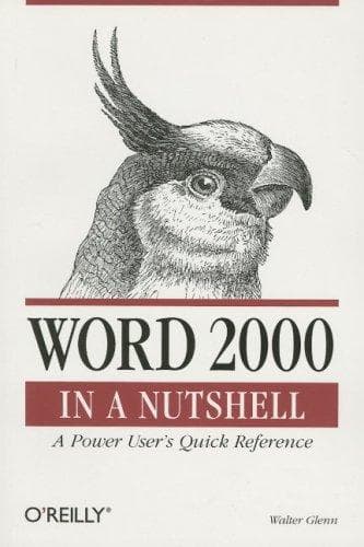 Tapa de Word 2000 in a nutshell