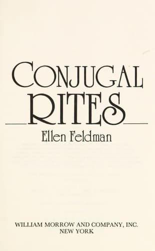 Tapa de Conjugal rites