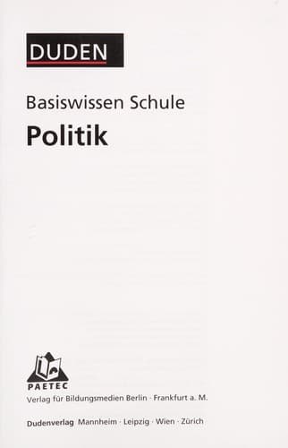 Tapa de Politik