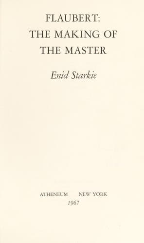 Tapa de Flaubert