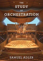 Tapa de The study of orchestration
