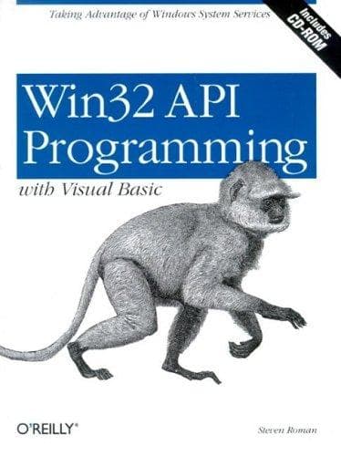Tapa de Win32 API programming with Visual Basic