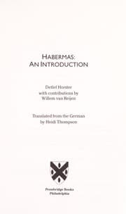 Tapa de Habermas zur Einführung