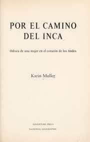 Tapa de Por el camino del Inca