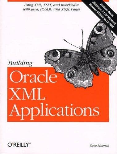 Tapa de Building Oracle XML applications