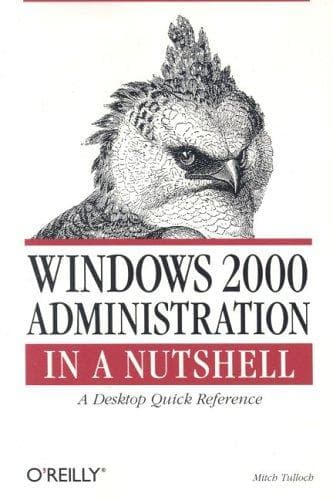 Tapa de Windows 2000 Administration in a Nutshell