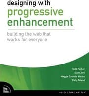 Tapa de Designing with progressive enhancement