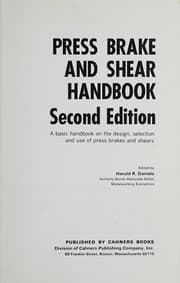 Tapa de Press brake and shear handbook