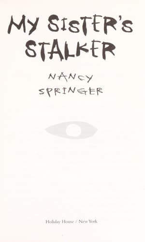 Tapa de My sister's stalker