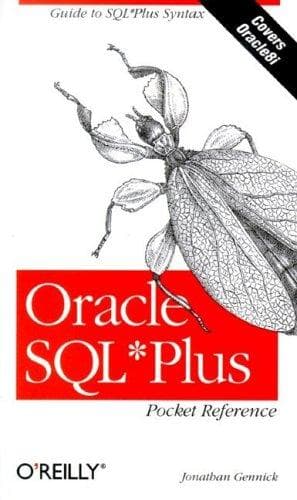 Tapa de Oracle SQL*Plus