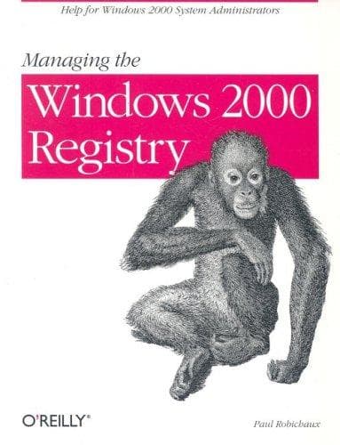 Tapa de Managing The Windows 2000 Registry