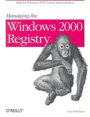 Tapa de Managing The Windows 2000 Registry