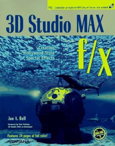 Tapa de 3D studio MAX f/x for Windows NT