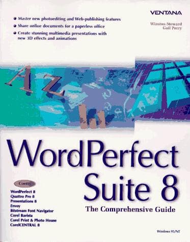 Tapa de WordPerfect Suite 8