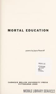 Tapa de Mortal education