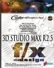 Tapa de 3D Studio MAX R2.5 f/x and design