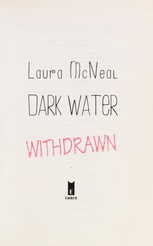 Tapa de Dark water