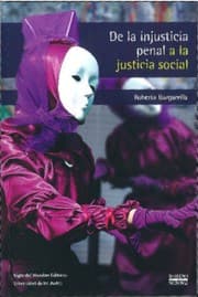 Tapa de De la injusticia penal a la justicia social