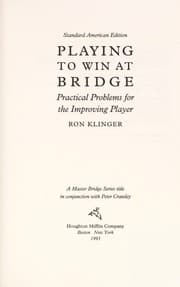 Tapa de Playing to win at bridge
