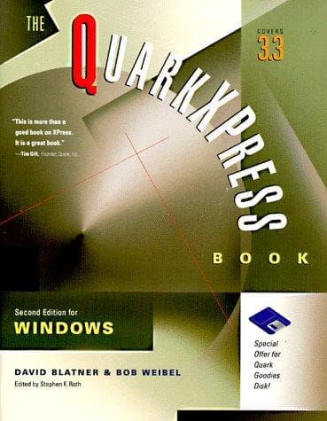 Tapa de The QuarkXPress Book for Windows