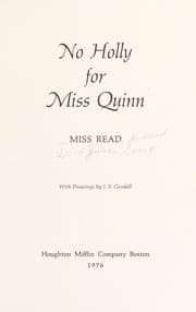 Tapa de No holly for Miss Quinn