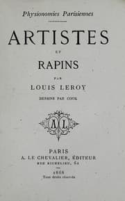 Tapa de Artistes et rapins