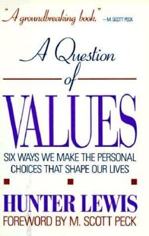 Tapa de A question of values