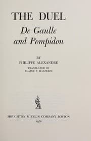 Tapa de The duel, De Gaulle and Pompidou