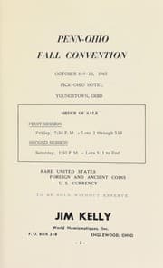 Tapa de Presenting the Penn-Ohio convention auction sale