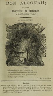 Tapa de Don Algonah, or, The sorceress of Montillo