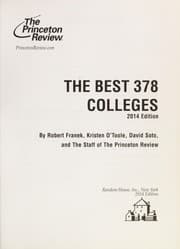 Tapa de The best 378 colleges