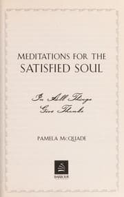 Tapa de Meditations for the satisfied soul