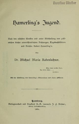 Tapa de Hamerling