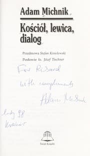 Tapa de Kos cio ¿, lewica, dialog