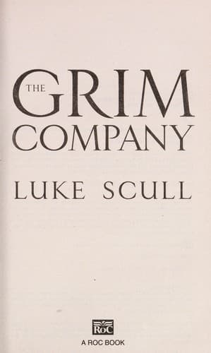 Tapa de The grim company